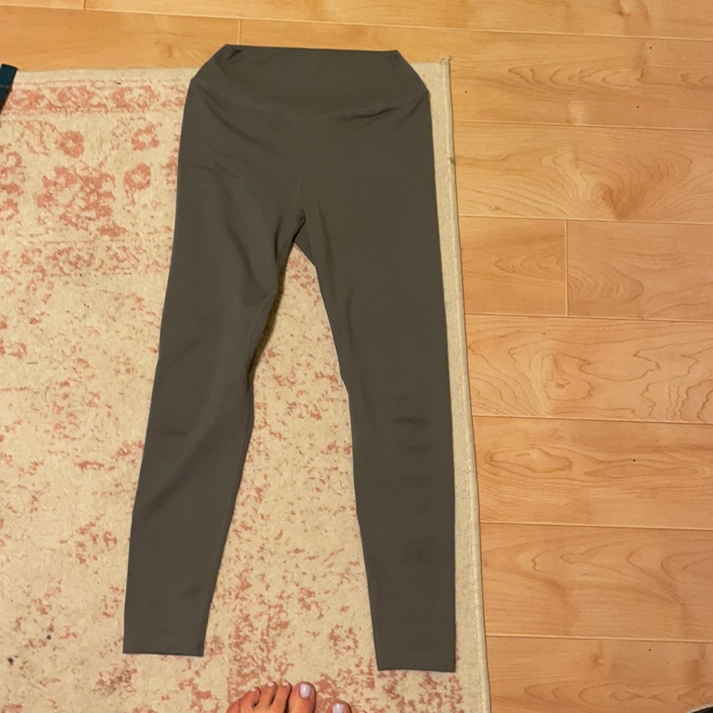 Grey, high waisted balance athletica leggings